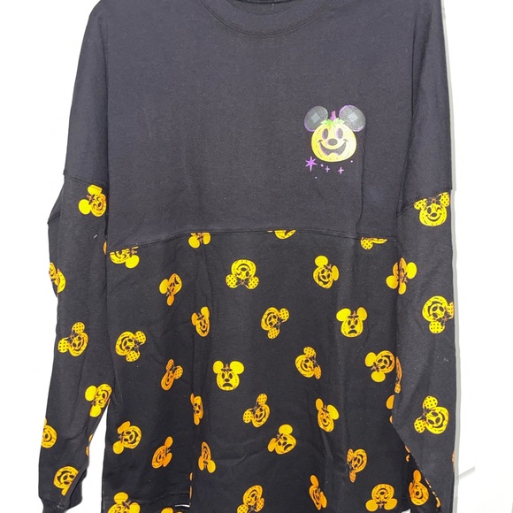 Disney Mickey and Minnie Pumpkin Happy Halloween Spirit Jersey for Adults size l - Picture 2 of 7